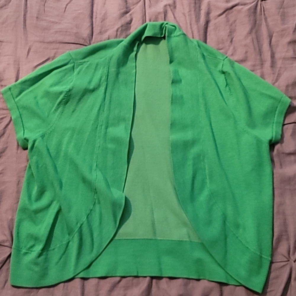 Green half sweater